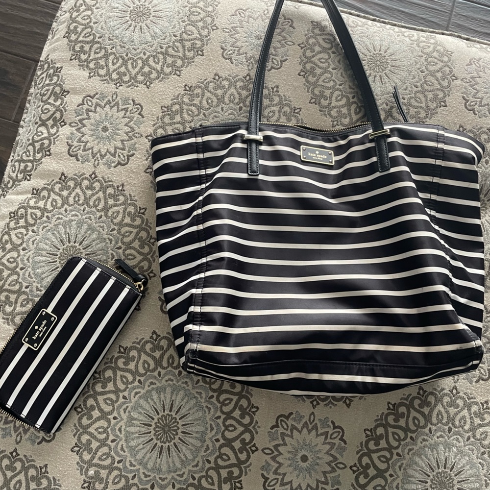 Kate spade tote and wallet